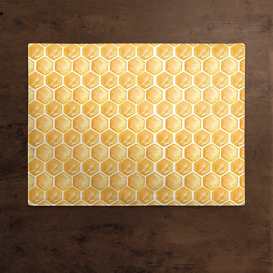 Painted Honeycomb 18" x 14" Cotton Twill Placemat